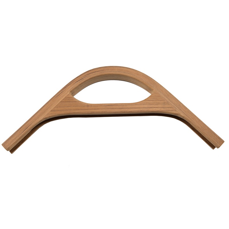 Whitecap Teak Track Corner with Hand Hold Molding – 3/4 – 60805