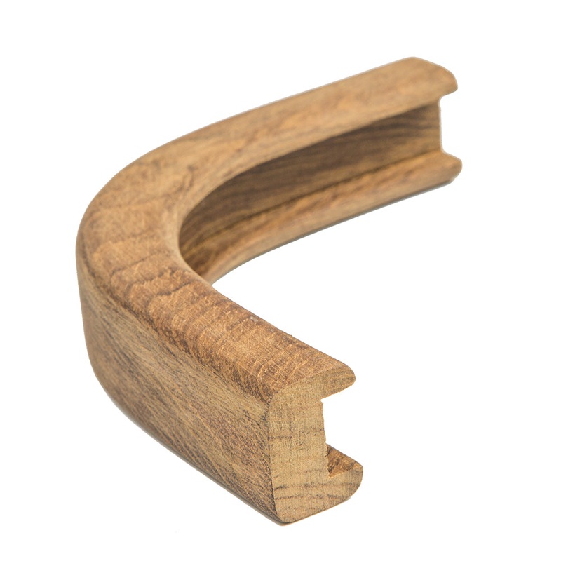 Whitecap Teak Track Outside Corner Molding – 1/2 – 60823