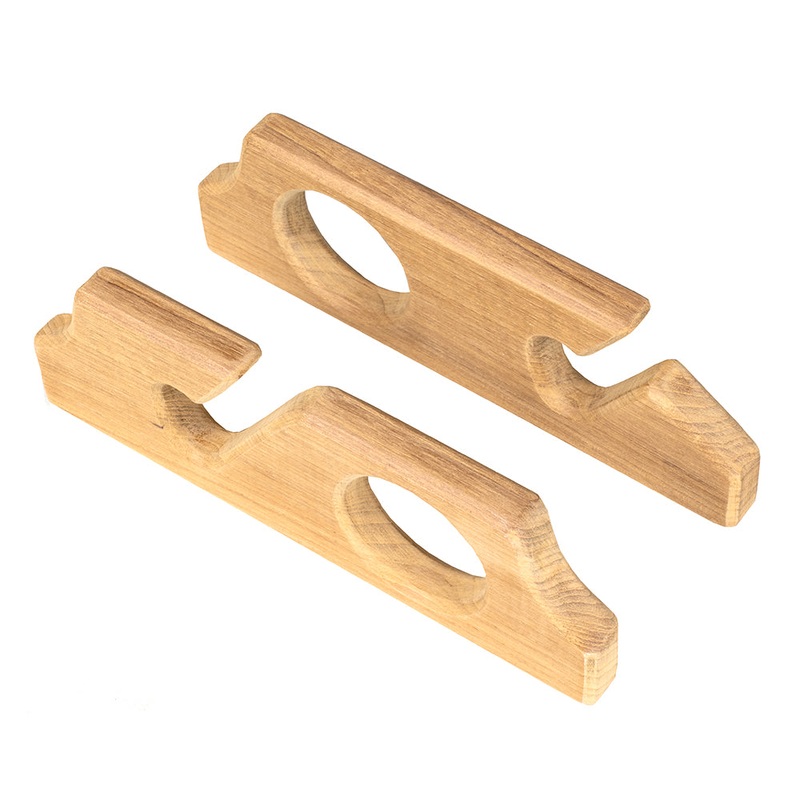 Whitecap Teak Two-Rod Storage Rack – Pair – 60610