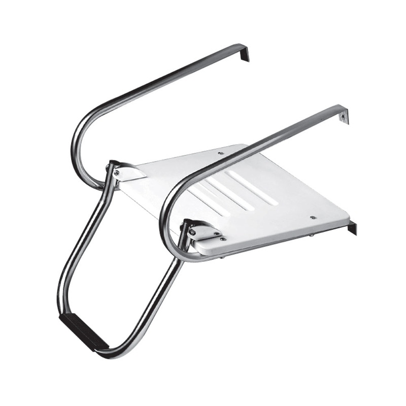 Whitecap White Poly Swim Platform with Ladder for Inboard/Outboard Motors – 67903