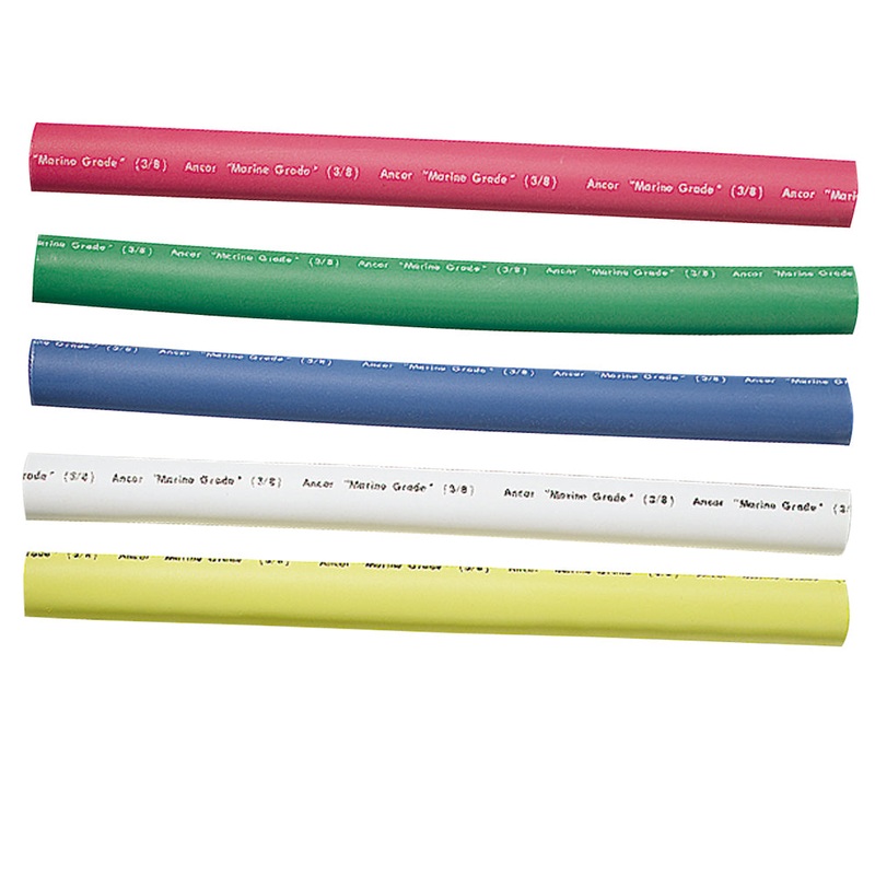 Ancor Adhesive Lined Heat Shrink Tubing – 5-Pack, 6, 12 to 8 AWG, Assorted Colors – 304506