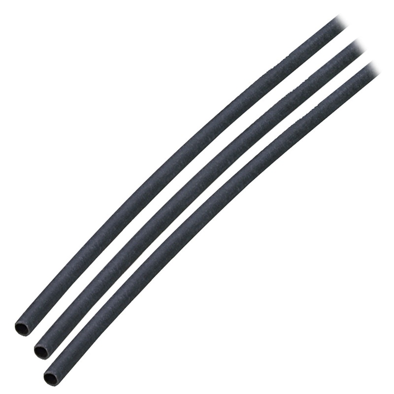 Ancor Adhesive Lined Heat Shrink Tubing (ALT) – 1/8 x 3 – 3-Pack – Black – 301103
