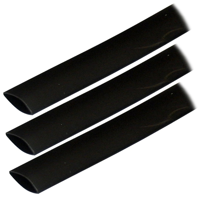 Ancor Adhesive Lined Heat Shrink Tubing (ALT) – 3/4 x 3 – 3-Pack – Black – 306103