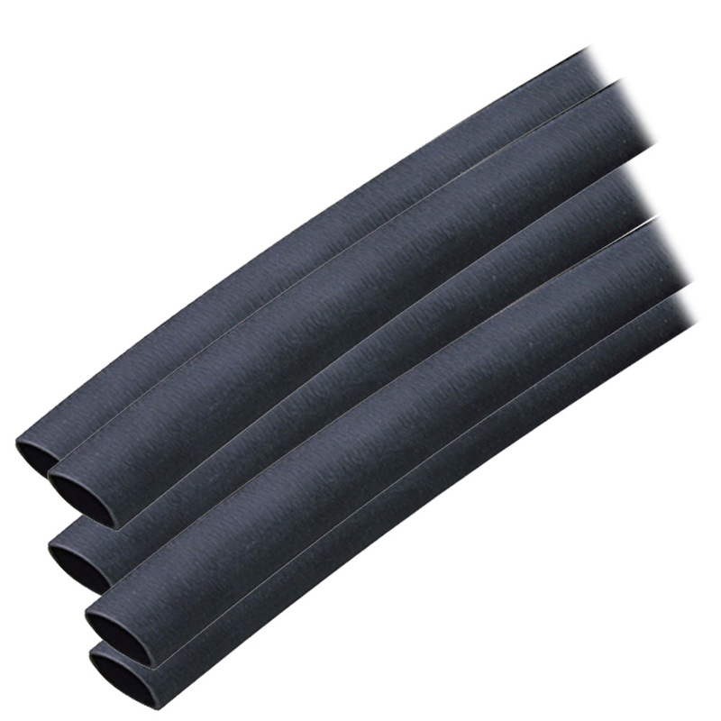 Ancor Adhesive Lined Heat Shrink Tubing (ALT) – 3/8 x 6 – 5-Pack – Black – 304106