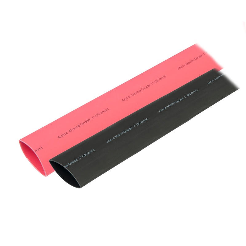 Ancor Heat Shrink Tubing 1 x 3 – Black & Red Combo – 307602