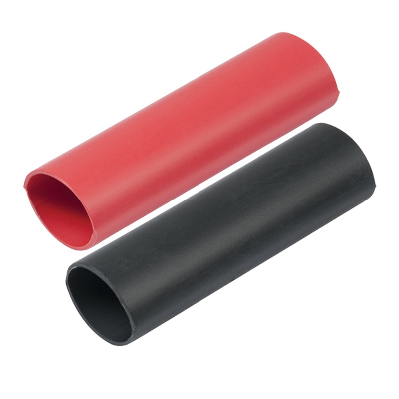 Ancor Heavy Wall Heat Shrink Tubing – 3/4 x 3 – 2-Pack – Black/Red – 326202