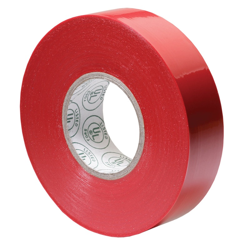 Ancor Premium Electrical Tape – 3/4 x 66′ – Red – 336066