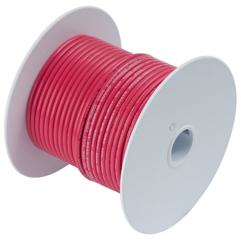 Ancor Red 18 AWG Tinned Copper Wire – 35′ – 180803