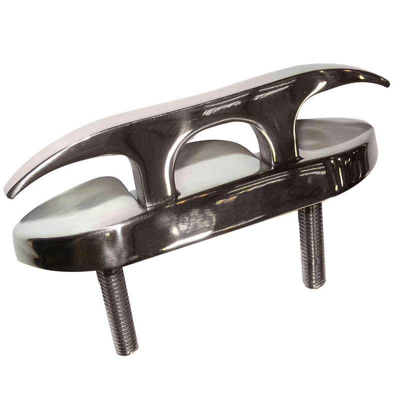 Whitecap Folding Cleat – Stainless Steel Studded – 6 – 6846C