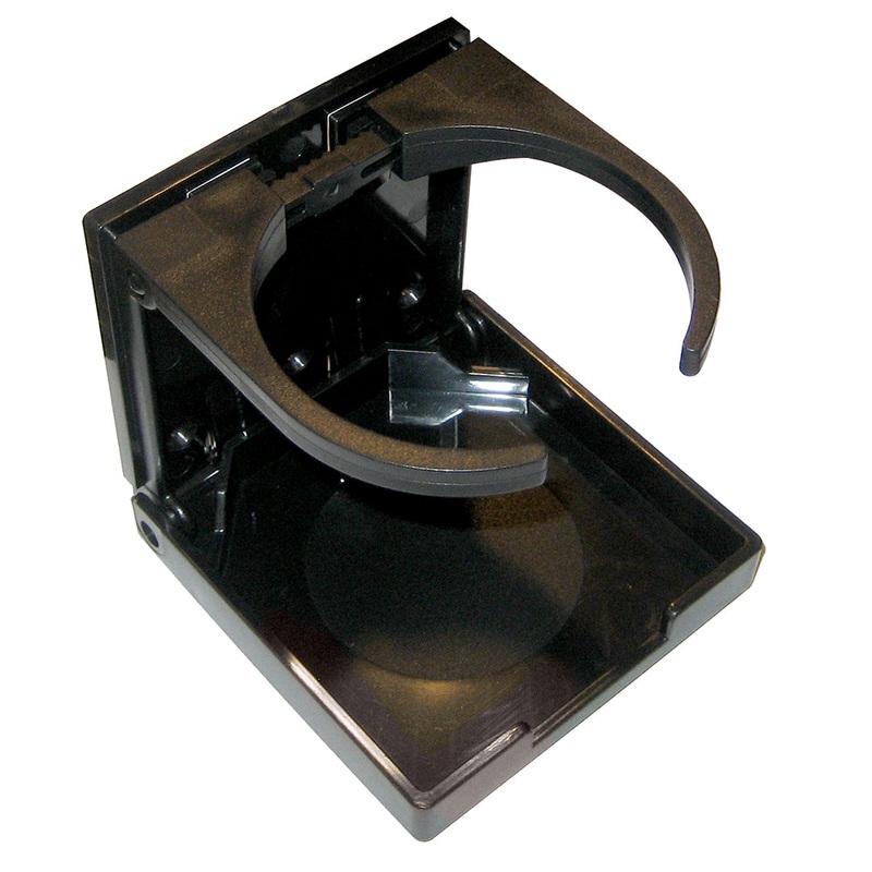 Whitecap Folding Drink Holder – Black Nylon – S-5085P