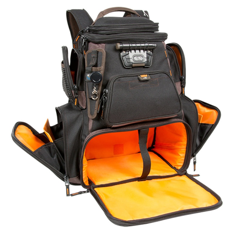 Wild River Tackle Tek Nomad XP – Lighted Backpack with USB Charging System without Trays – WN3605