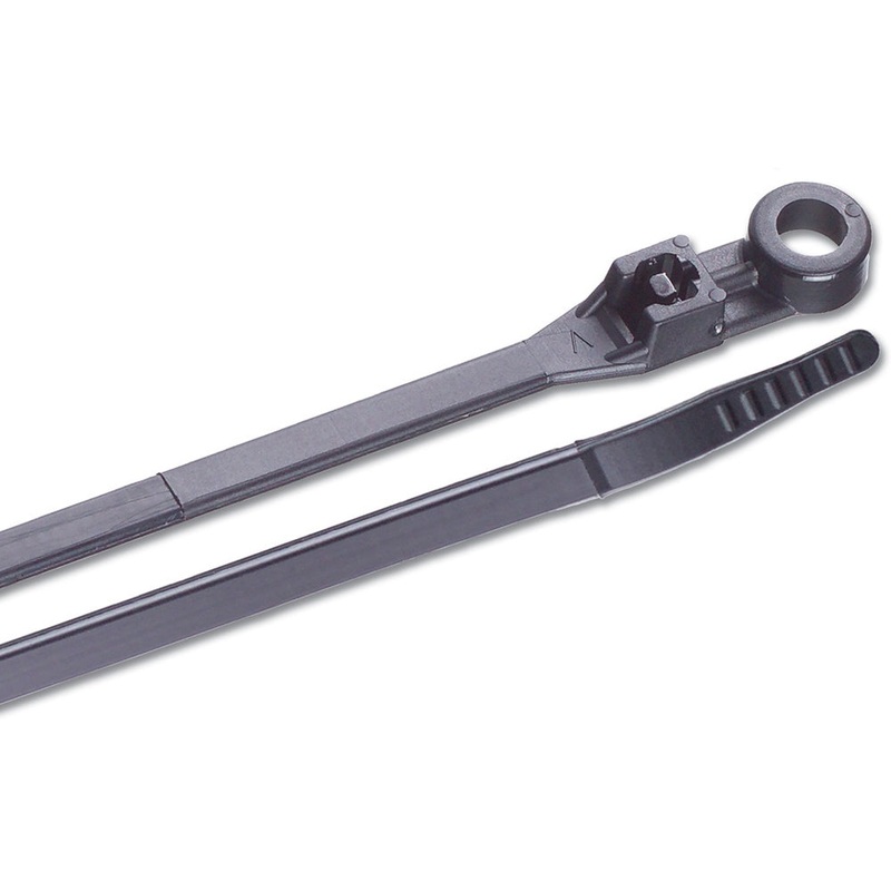 Ancor 14 UV Black Mounting Cable Zip Ties – 100 Pack – 199258