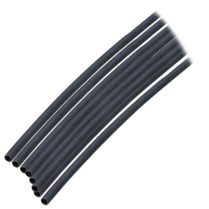 Ancor Adhesive Lined Heat Shrink Tubing (ALT) – 1/8 x 12 – 10-Pack – Black – 301124