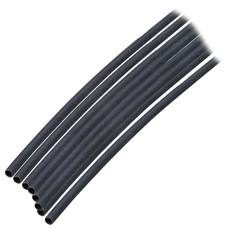 Ancor Adhesive Lined Heat Shrink Tubing (ALT) – 1/8 x 6 – 10-Pack – Black – 301106