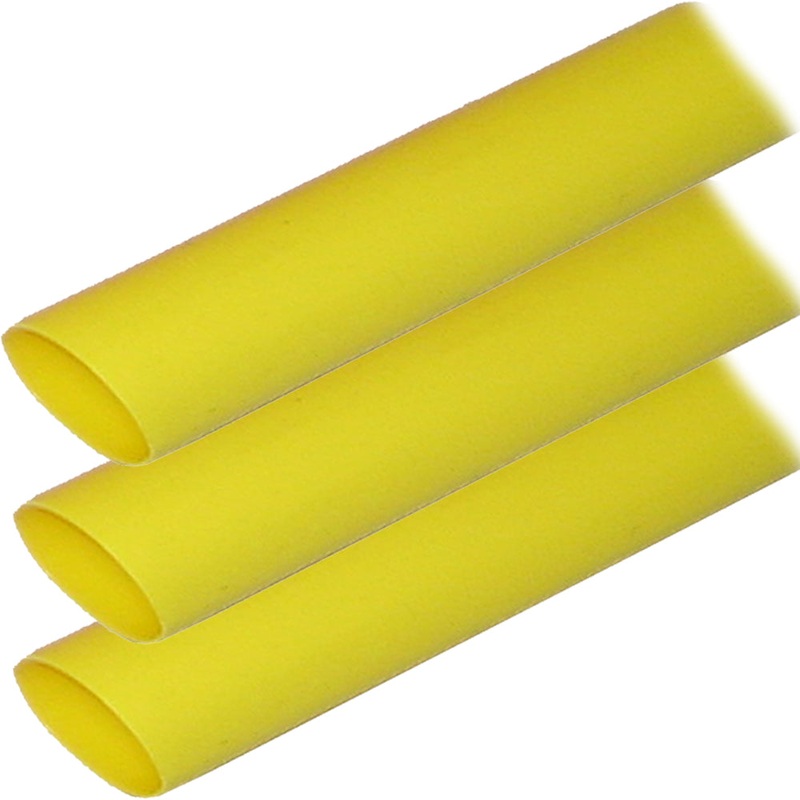 Ancor Adhesive Lined Heat Shrink Tubing (ALT) – 1 x 6 – 3-Pack – Yellow – 307906