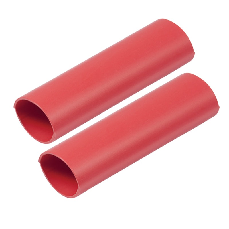 Ancor Heavy Wall Heat Shrink Tubing – 1 x 12 – 2-Pack – Red – 327624