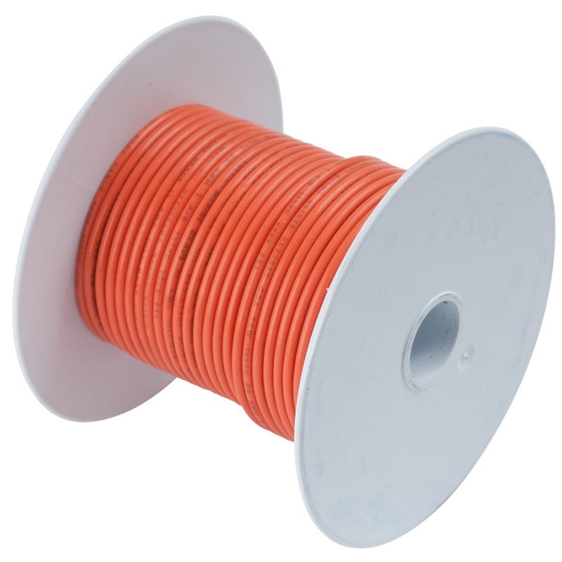 Ancor Orange 10 AWG Tinned Copper Wire – 250′ – 108525