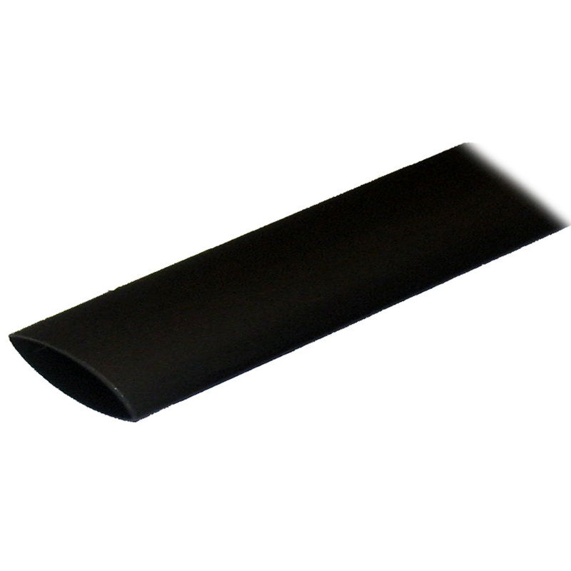 Ancor Adhesive Lined Heat Shrink Tubing (ALT) – 1 x 48 – 1-Pack – Black – 307148