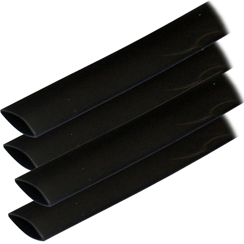 Ancor Adhesive Lined Heat Shrink Tubing (ALT) – 3/4 x 12 – 4-Pack – Black – 306124