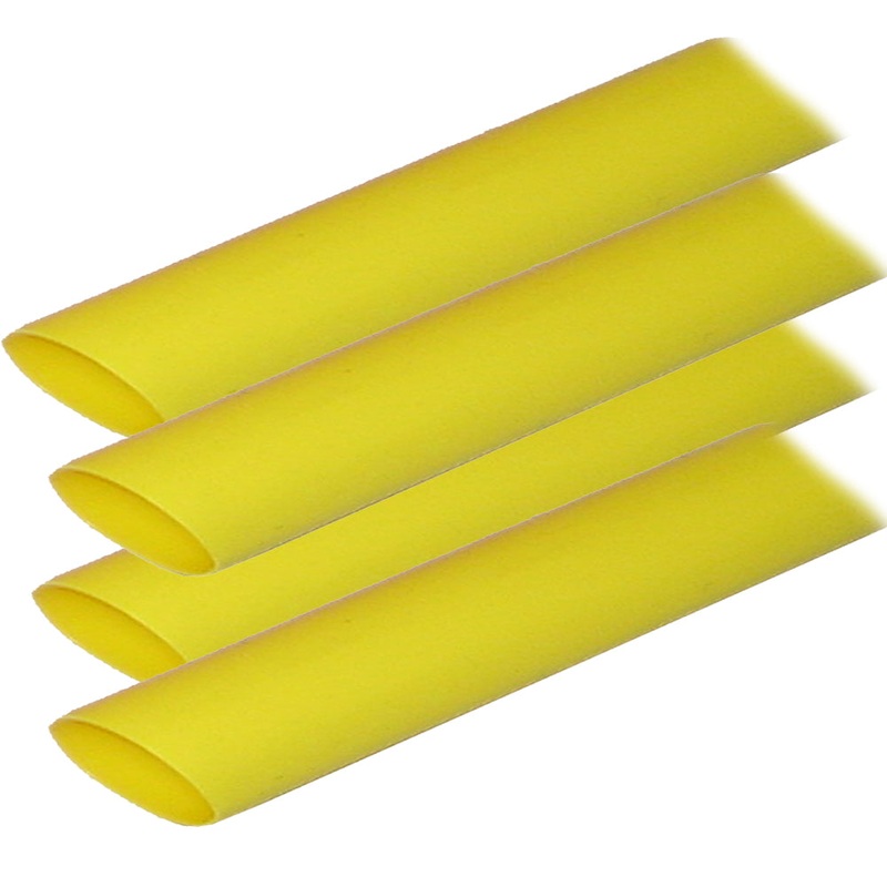 Ancor Adhesive Lined Heat Shrink Tubing (ALT) – 3/4 x 12 – 4-Pack – Yellow – 306924