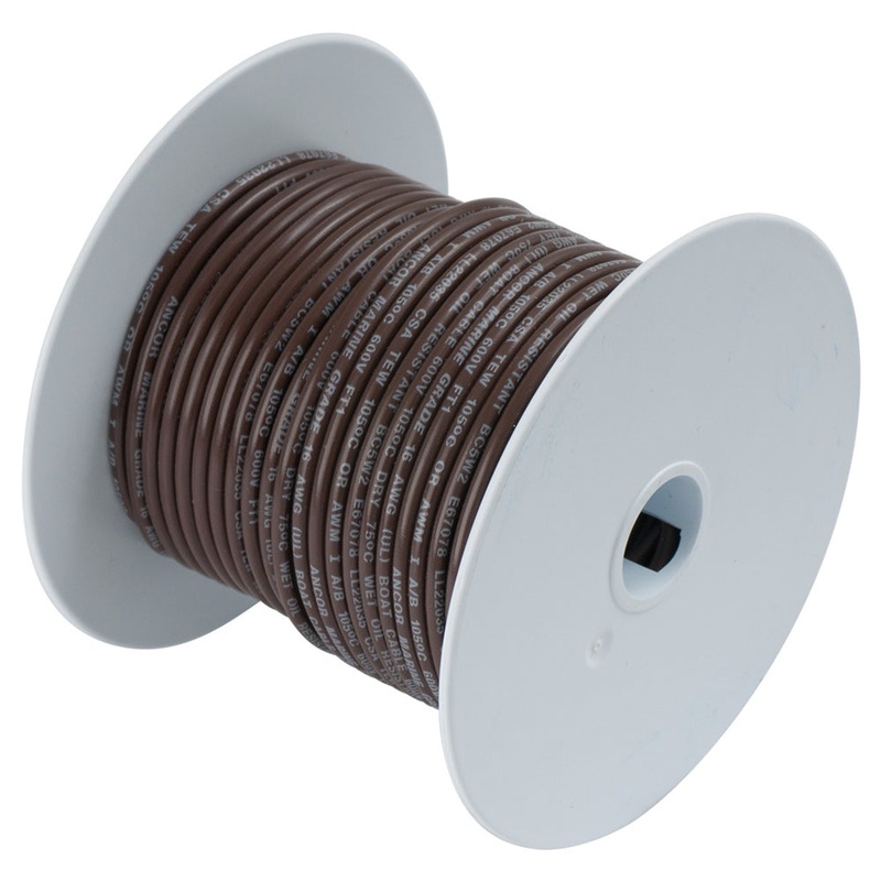 Ancor Brown 14AWG Tinned Copper Wire – 100′ – 104210