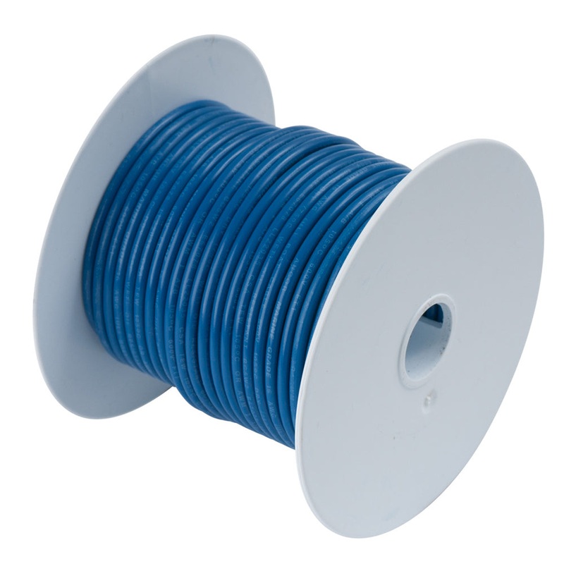 Ancor Dark Blue 14AWG Tinned Copper Wire – 100′ – 104110