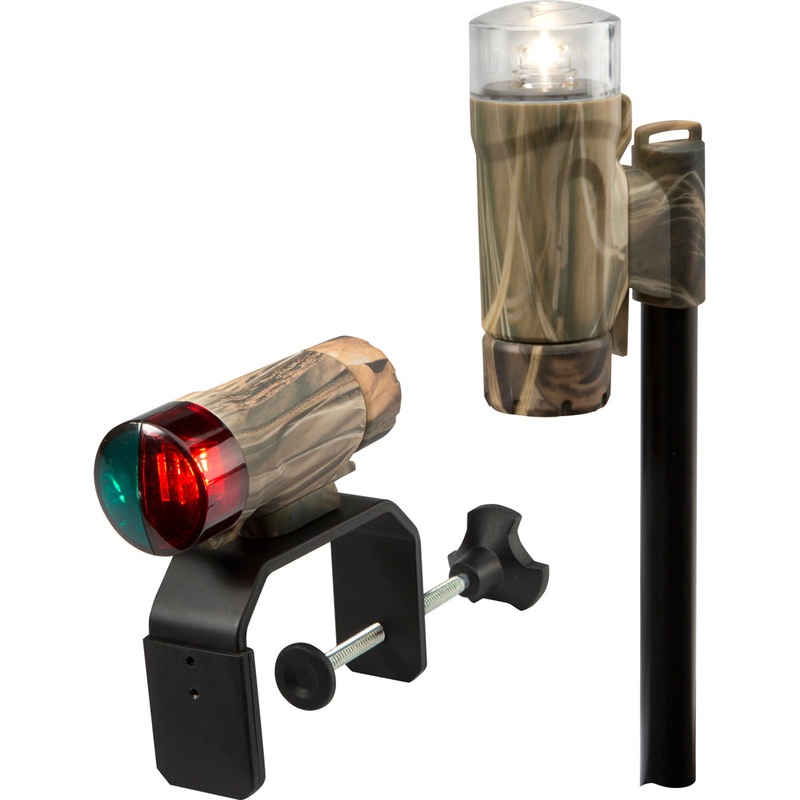 Attwood Clamp-On Portable LED Light Kit – RealTree Max-4 Camo – 14191-7