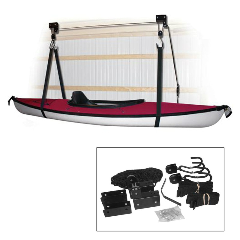 Attwood Kayak Hoist System – Black – 11953-4