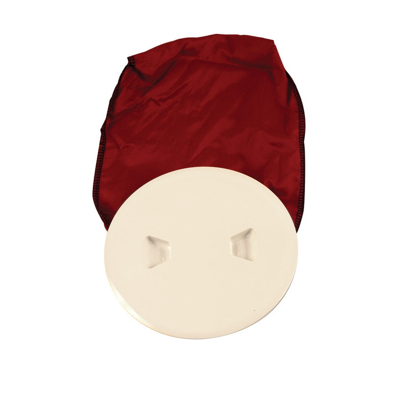 Beckson 5 Stow-Away Deck Plate – Beige w/12 Bag – DP50BN