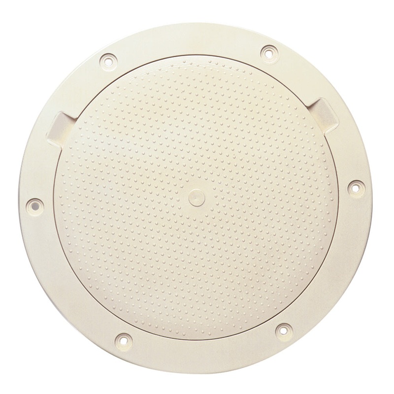 Beckson 8 Non-Skid Pry-Out Deck Plate – Beige – DP83-N