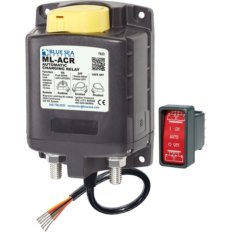 Blue Sea 7623 ML-Series Heavy Duty Automatic Charging Relay – 24V – 7623