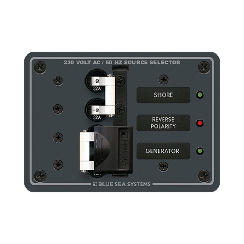 Blue Sea 8161 AC Toggle Source Selector (230V) – 2 Source – 8161