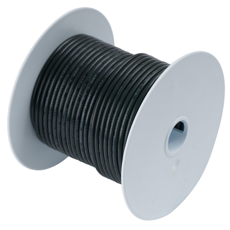 ANcor Black 16 AWG Tinned Copper Wire – 250′ – 102025