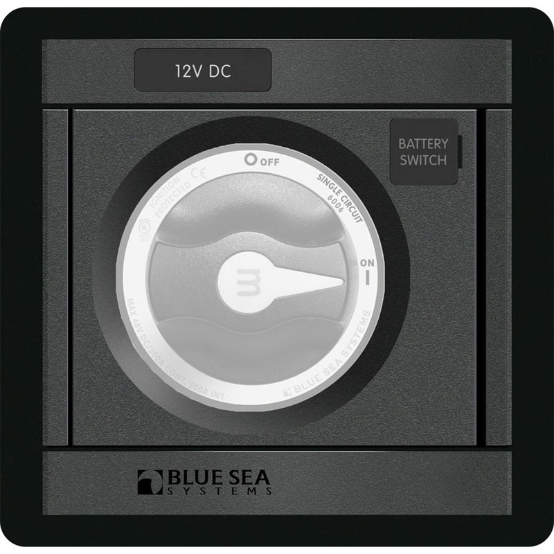 Blue Sea 1139 DC M-Series Black Panel Square – 1139