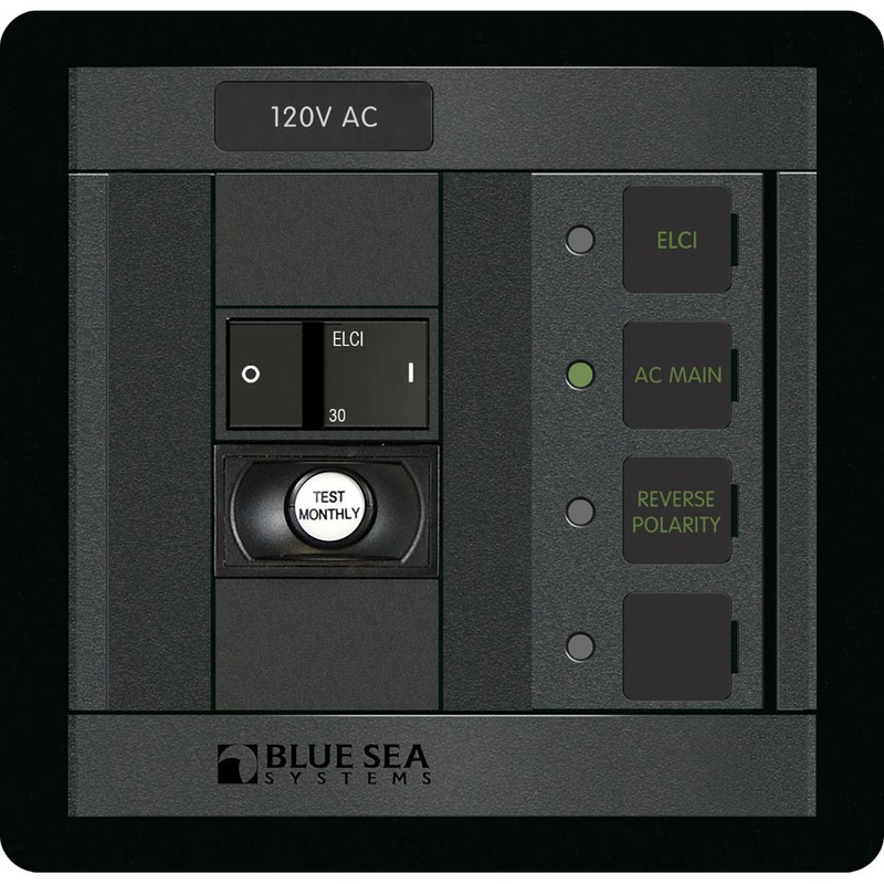 Blue Sea 1502 ELCI Main 30A Double Pole Panel – 1502