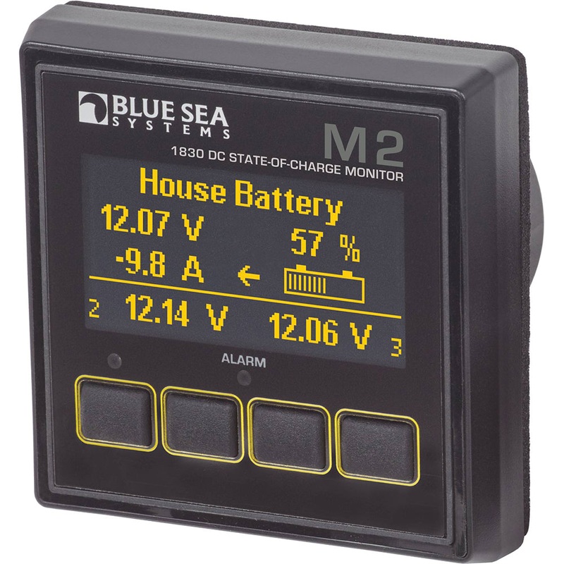 Blue Sea 1830 M2 DC SoC State of Charge Monitor – 1830