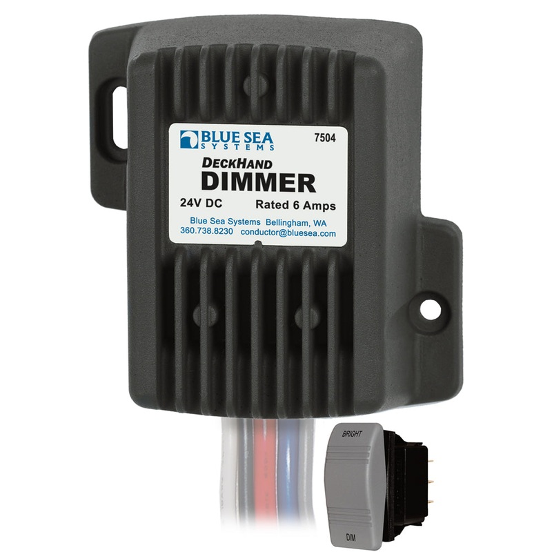 Blue Sea 7504 DeckHand Dimmer – 6 Amp/24V – 7504