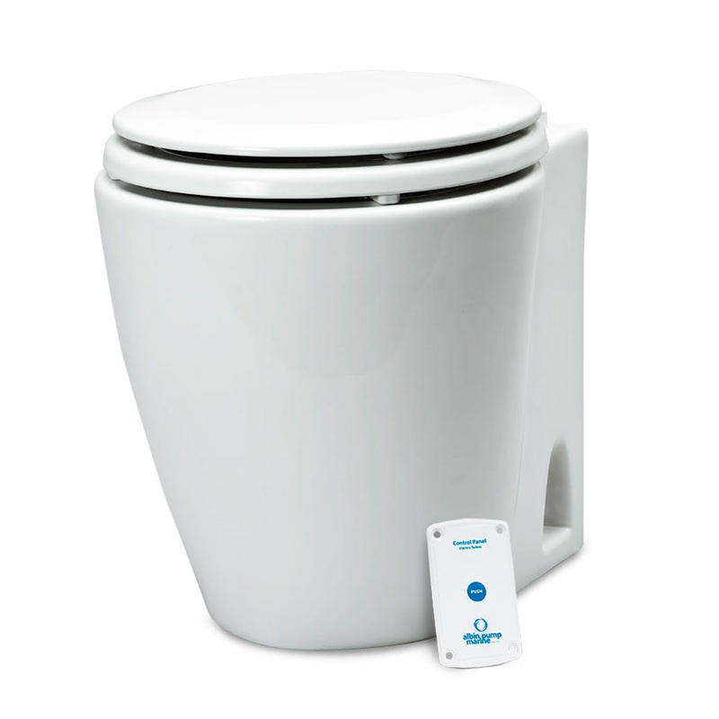 Albin Group Marine Design Marine Toilet Standard Electric – 24V – 07-02-044
