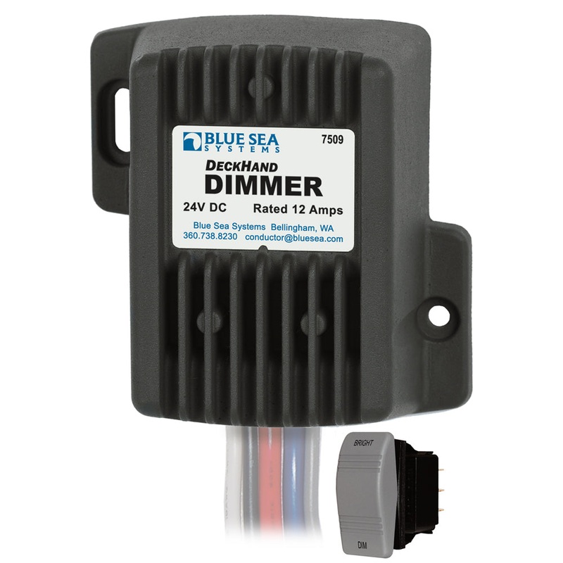 Blue Sea 7509 DeckHand Dimmer – 12 Amp/24V – 7509