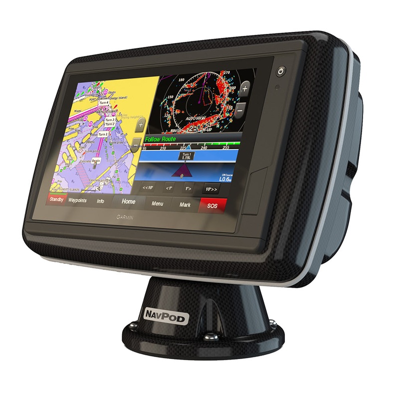NavPod PowerPod Pre-Cut f/Garmin GPSMAP 942xs, 942, 922xs & 922 – Carbon Black