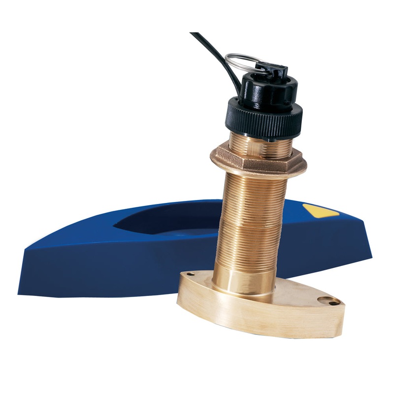 Raymarine B744VL Long Stem Bronze Thru hull Tri-ducer with Fairing Block – A66092
