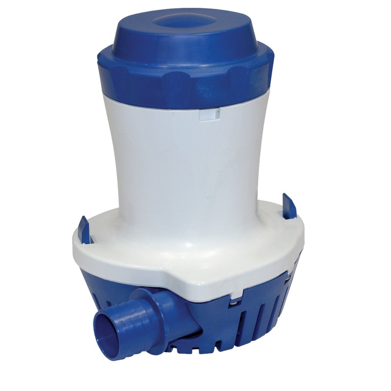 Shurflo by Pentair 1500 Bilge Pump – 24VDC, 1500GPH – 1-1/8 Port Submersible – 358-100-10
