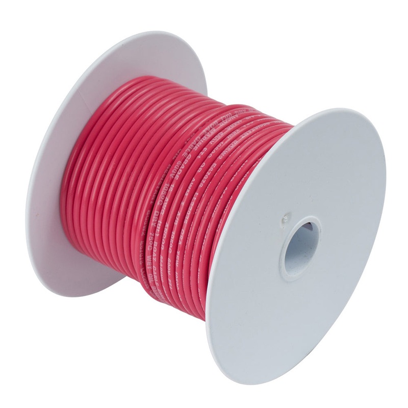 Ancor Red 2/0 AWG Tinned Copper Battery Cable – 200′ – 117520