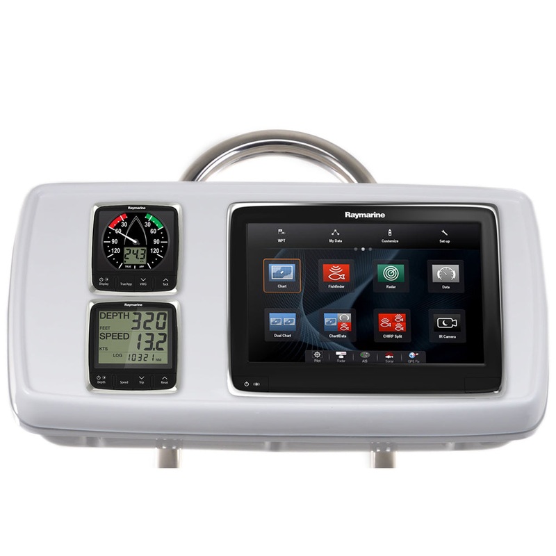 NavPod GP1170-04 SystemPod Pre-Cut f/Raymarine a125/a127/a128 & 2 Instruments f/9.5 Wide Guard