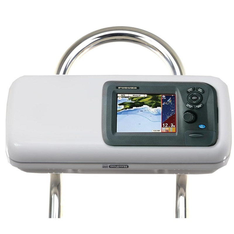 NavPod GP1505 SystemPod Pre-Cut f/Furuno GP1670/GP1670F 5.7 w/Space On The Left f/9.5 Wide Guard