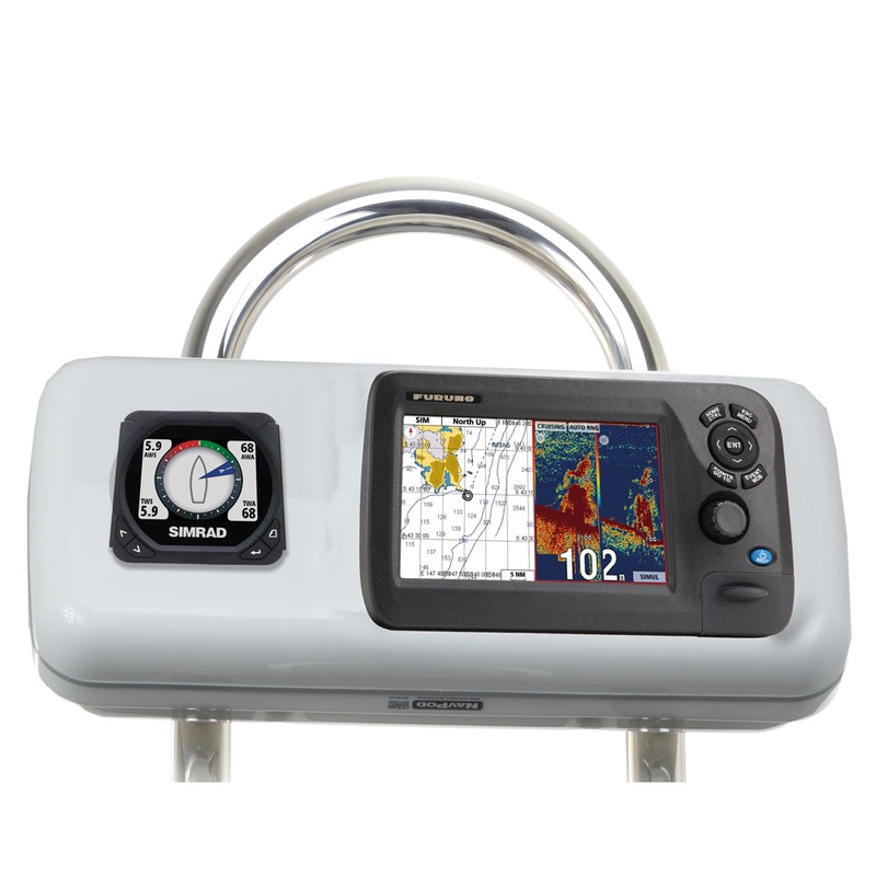 NavPod GP1515 SystemPod Pre-Cut f/Furuno GP1670/GP1670F 5.7 & 1 Instrument f/9.5 Wide Guard