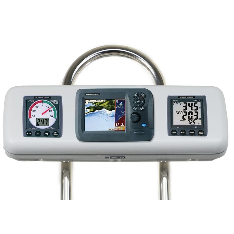 NavPod GP1607 SystemPod Pre-Cut f/Furuno GP1670/GP1670F 5.7 & 2 Instruments f/9.5 Wide Guard