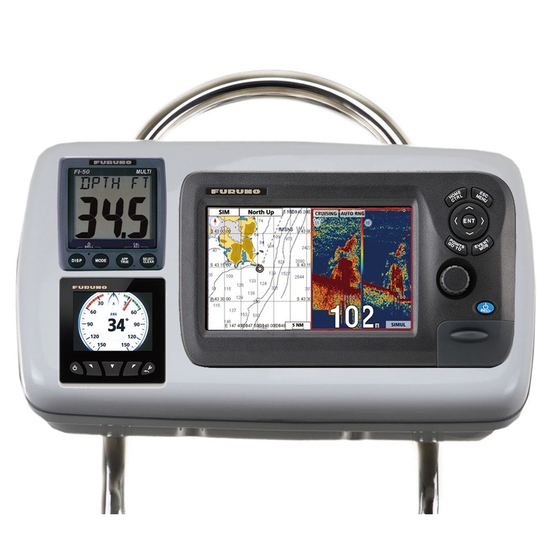 NavPod GP2080-18 SystemPod Pre-Cut f/Furuno GP1870/GP1870F & 2 Instruments f/12 Wide Guard