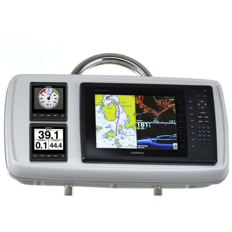NavPod GP2170-06 SystemPod Pre-Cut f/Garmin 1020/1020xs/1040xs & 2 Instruments f/12 Wide Guard