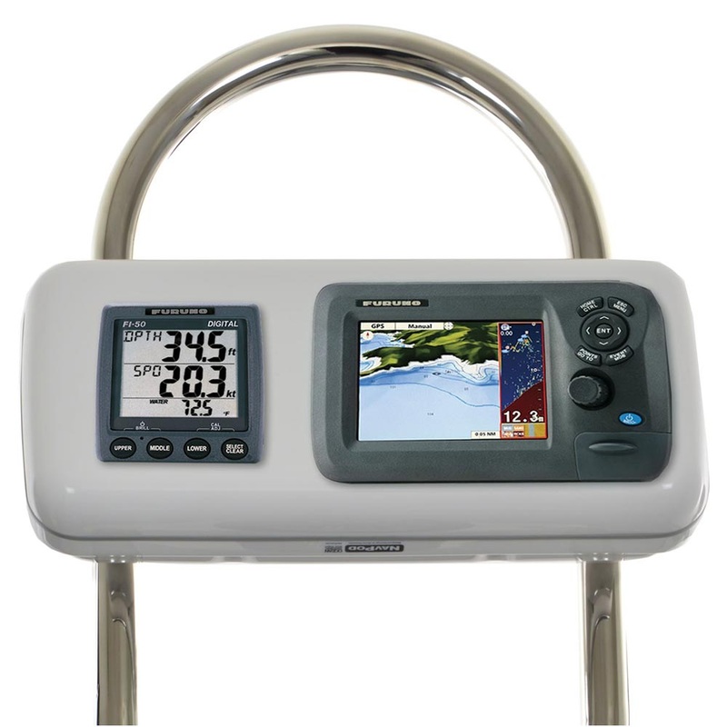 NavPod GP2515 SystemPod Pre-Cut f/Furuno GP1670/GP1670F 5.7 & 1 Instrument f/12 Wide Guard